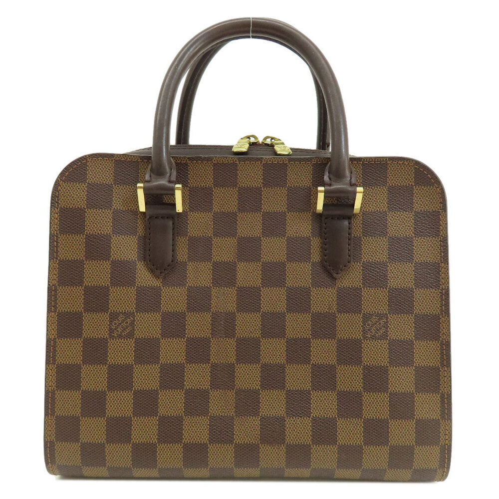 Louis Vuitton Handbag Brown Ebene Canvas Damier Triana Brown